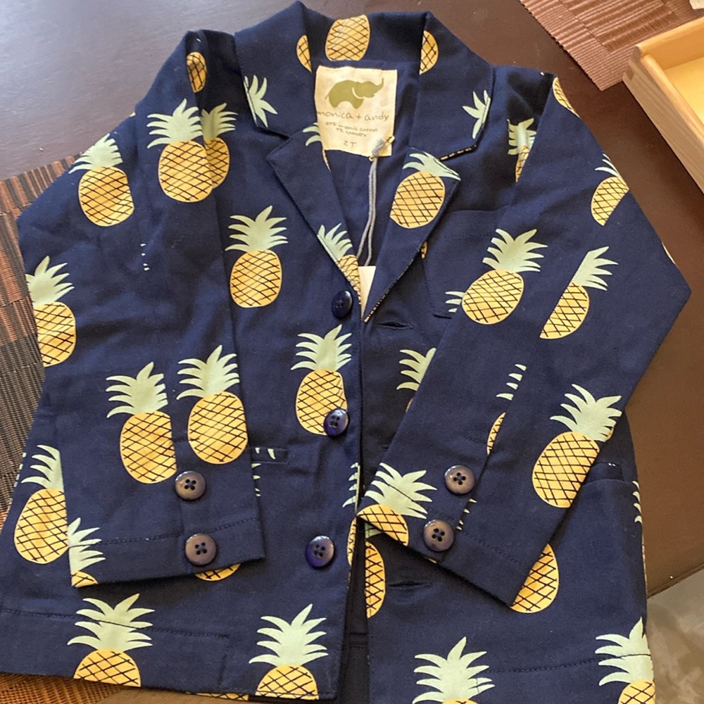 Monica and Andy pineapple blazer.  Never worn